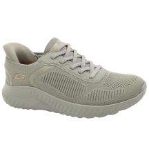 Skechers Bobs Squad Damen-Sneaker zum Hineinschlüpfen, olivgrün