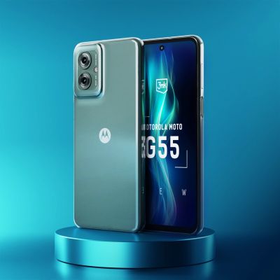3. 3mk Clear Case für Motorola Moto G55 5G – transparent