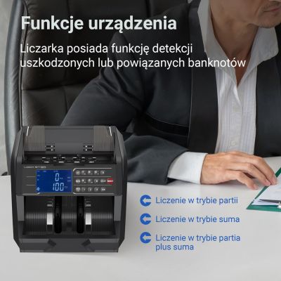 7. Extralink LockStar MG X-600 UV, IR professioneller Banknotenzähler