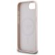 7. Guess Grained Ring MagSafe iPhone 16e Hülle - Rosa