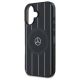6. Mercedes MB Double Layer Crossed Lines MagSafe Hülle für iPhone 16 - Schwarz