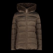 CMP Damen Winterjacke mit Kapuze, Sport, isoliert, braun (34K0036F/P981)