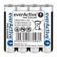 EVERACTIVE PRO ALKALINE-BATTERIEN R03, AAA, 4 STÜCK, 1250 mAh, HOHE LEISTUNG, LR03PRO4T