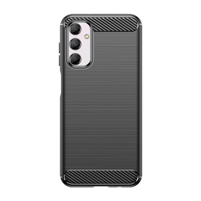 7. Flexible Carbon-Musterhülle für Samsung Galaxy M14 Carbon Case - schwarz