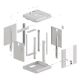 7. Lanberg WF11-3304-10S 4U Rack-Wandmontageschrank Grau