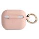 2. Guess, GUAPSGGEP AirPods Pro Cover rosa/rosa Silikon-Glitter