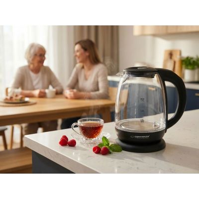 25. Esperanza LOIRE EKK027 Wasserkocher (2200W 1,7l; schwarz)