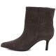 3. Damen-Ankle-Boots aus Leder mit niedrigem Absatz, Wildleder, braun, Big Star UU274492