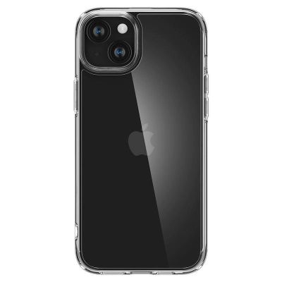 7. Spigen Crystal Hybrid-Hülle für iPhone 15 Plus – transparent