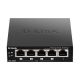 4. D-Link DGS-1005P/E Netzwerkkarte, unmanaged Gigabit Ethernet (10/100/1000) mit PoE-Unterstützung, Schwarz