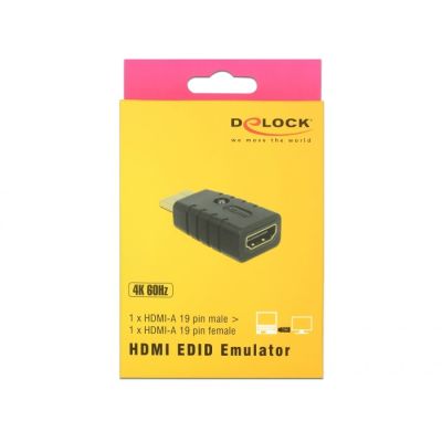 4. DeLOCK 63320 Kabeladapter 1 x HDMI-A 19-polig Schwarz