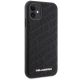 4. Karl Lagerfeld Quilted K Pattern Hülle für iPhone 11 / Xr – Schwarz