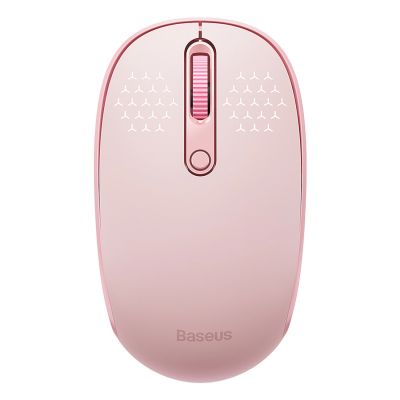 Kabellose Maus Baseus F01B 2,4 GHz + Bluetooth 3.0 + 5.0 – rosa