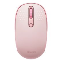 Kabellose Maus Baseus F01B 2,4 GHz + Bluetooth 3.0 + 5.0 – rosa