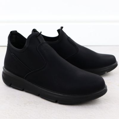 3. Schwarze Damen-Ankle-Boots, niedrig, Modell Potocki 25-90356