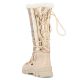 8. Rieker W RKR640 wasserdichte hohe Schneestiefel beige