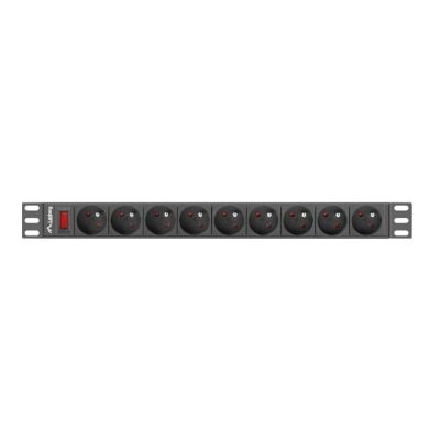 5. Lanberg PDU-09E-0300-BK RACK Steckdosenleiste (7 x UTE; 16 A (3680 W); 3 m; schwarz)