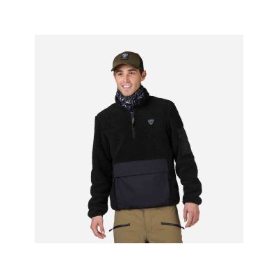Rossignol Fleece-Anorak Schwarz