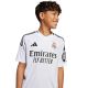 5. adidas Real Madrid Heimtrikot 24/25 für Kinder, Weiß, JX2139