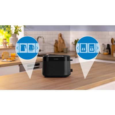 4. Bosch TAT2M123 2-Tassen-Toaster 950W Schwarz