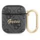 Guess 4G Script Metal Collection Case für AirPods 1 / 2 - Grau