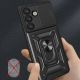 5. Hybrid Armor Camshield-Hülle mit Kameraabdeckung und Metallring für Samsung Galaxy S25 – Schwarz