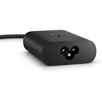 HP 65W GaN Laptop-Ladegerät 2xUSB-C Schwarzer Netzadapter 600Q7AA