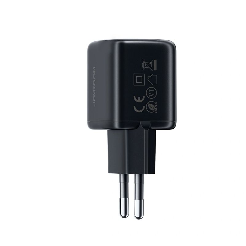 5. Joyroom JR-TG7 33W USB-A + USB-C Wandladegerät – Schwarz