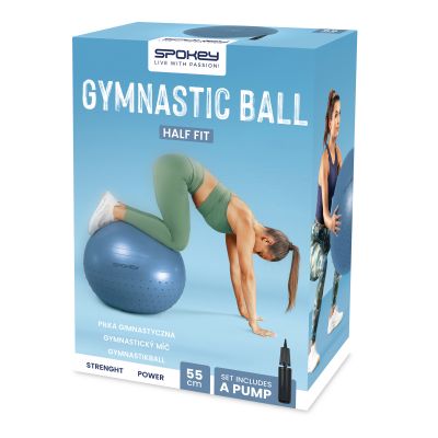9. Spokey Half Fit Gymnastikball SPK-943628 Größe 65cm