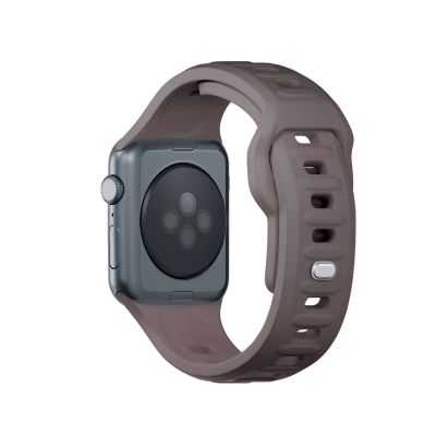 23. 3mk Silikon- Watch für Apple Watch 42/44/45/49 mm – Braun