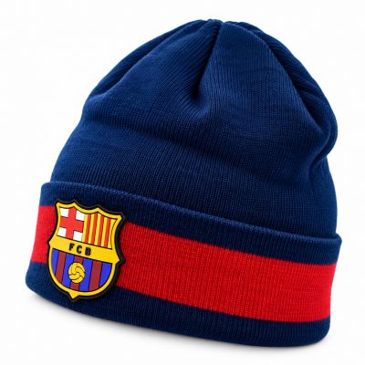 3. FC Barcelona Wintermütze Mütze Escudo FCB 5004GEMN