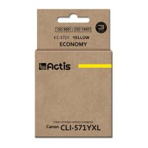 Actis KC-571Y Tinte (ersetzt Canon CLI-571Y; Standard; 12 ml; Gelb)