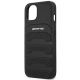 6. AMG AMHCP14MGSEBK iPhone 14 Plus 6,7 "schwarz / schwarzes Hardcase Leder geprägte Linien