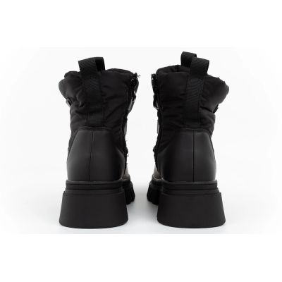 6. Lee Cooper Damen-Winterstiefel, schwarz, gefütterte Stiefeletten mit Reißverschluss