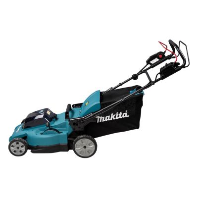 2. Makita DLM481Z Akku-Rasenmäher (Schiebemäher) in Schwarz, Blau und Metallic