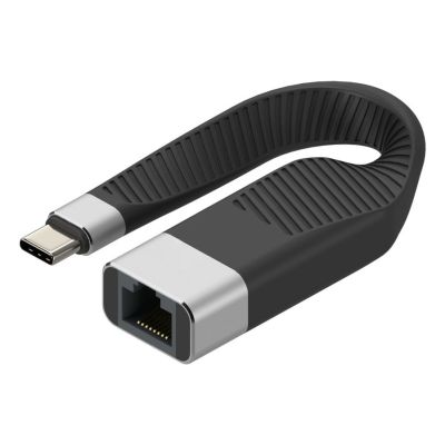 Techly ICOC USBC-RJ45 Netzwerkkabel Schwarz 0,144 m