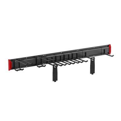 9. MACLEAN Wandmontierter Werkzeugorganizer aus Stahl, max. Traglast 228 kg, Breite 1222 mm MC-179