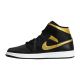 2. Air Jordan 1 Mid (GS) Basketballschuh Schwarz/Metallic-Gold - DQ8426-071