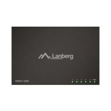 LANBERG SWITCH DSM1-1005 5X1GB/S UNMANAGED GIGABIT ETHERNET DESKTOP 12V (METALLGEHÄUSE)