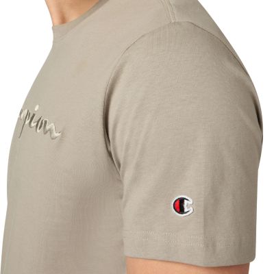 4. Champion SS Tee Beige Herren-T-Shirt 220273 ES035