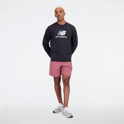 10. New Balance Essentials Stacked Logo French M MT31538BK Sweatshirt