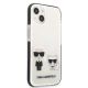 4. Karl Lagerfeld KLHCP13STPEKCW iPhone 13 mini 5.4" Hardcase weiß/weiß Karl&Choupette