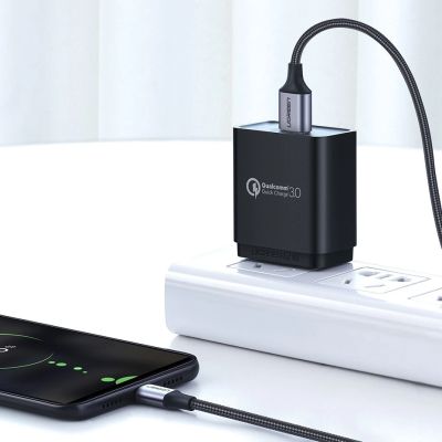 5. Ugreen US290 60146 USB-A/Micro-USB 2,4A-Kabel 1 m – grau