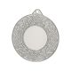 3. Silberne Generalmedaille mit Platz für ein 25-mm-Emblem – Stahl