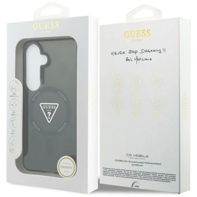 8. Guess IML Gradient Triangle MagSafe Hülle für Samsung Galaxy S26 - Schwarz