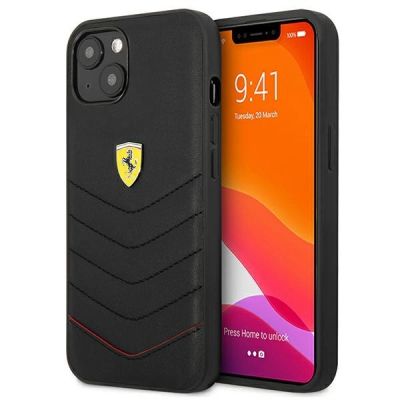 Ferrari FEHCP13SRQUK iPhone 13 mini 5.4" schwarz/schwarz Hardcase Off Track Quilted