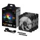 9. ASUS TUF GAMING TR120 ARGB 3-in-1 Schwarzes Computergehäuse mit integriertem 12 cm Luftkühler