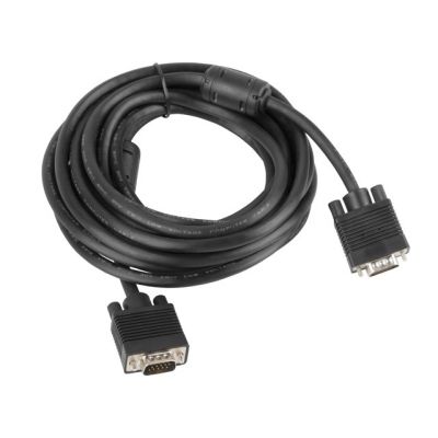 2. Lanberg CA-VGAC-10CC-0050-B Kabel (D-Sub (VGA) M - D-Sub (VGA) M; 5 m; schwarz)