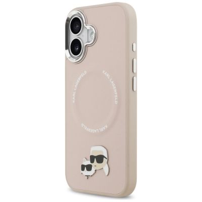 2. Karl Lagerfeld Karl & Choupette Pins MagSafe Case für iPhone 17 Pink