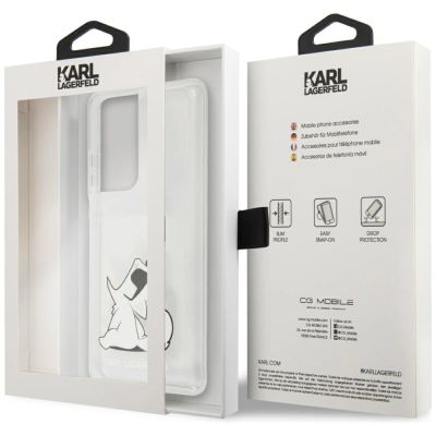 8. Karl Lagerfeld Choupette Fun Case für Samsung Galaxy S21 Ultra - Transparent